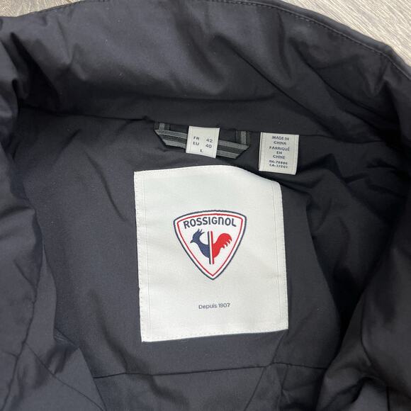 Rossignol Opside Jacket Size Large Womens Black Light Insulated Full Zip $230 - Picture 13 of 15